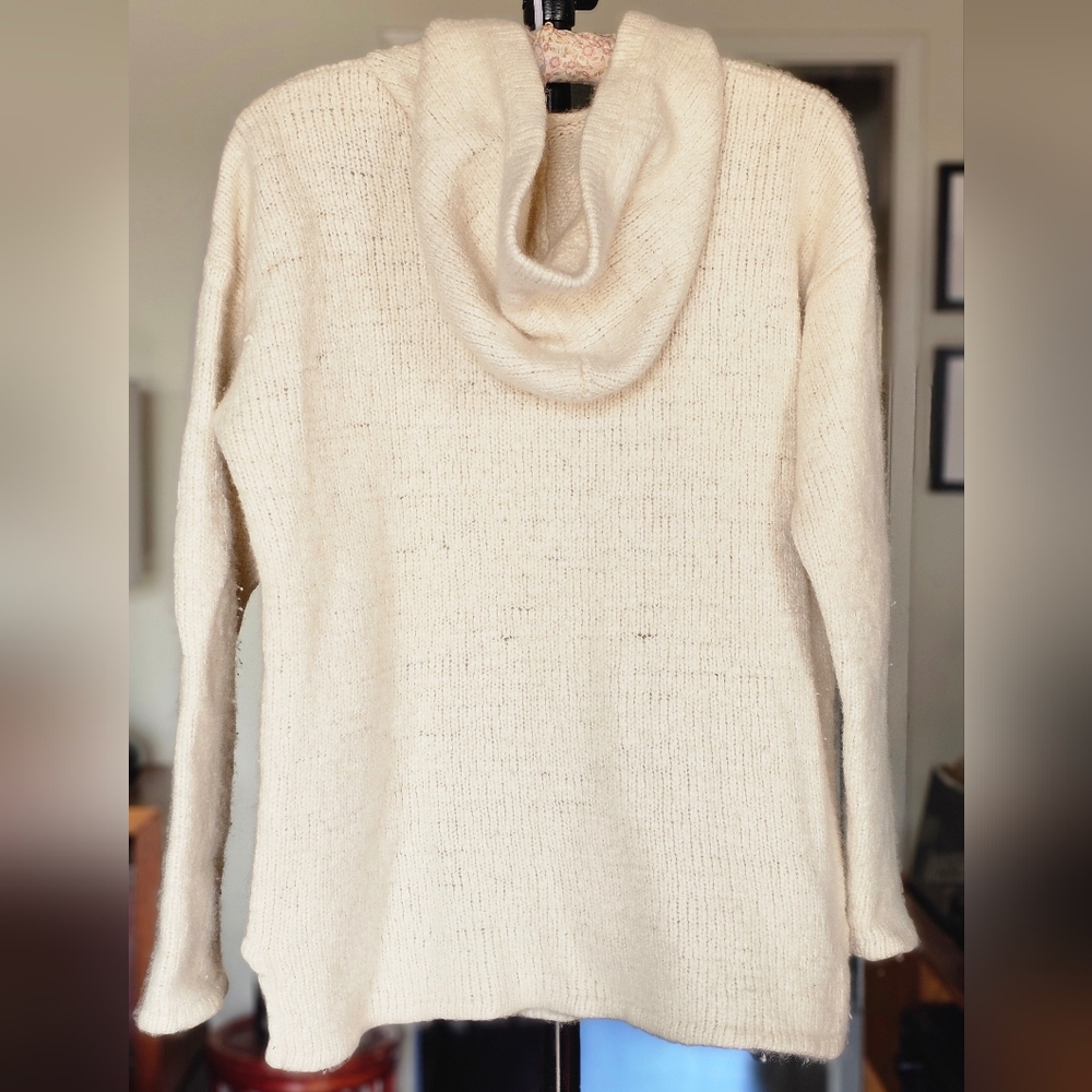 The Elder Statesman Men's Baja Cashmere Hoodie Ecru - Picture 2 of 9